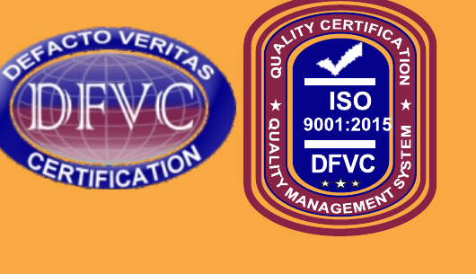 ISO 9001:2015 and DFVC certification